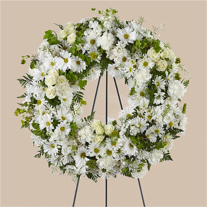 Faithful Wishes Wreath –  North Shore Florist, North Vancouver BC
