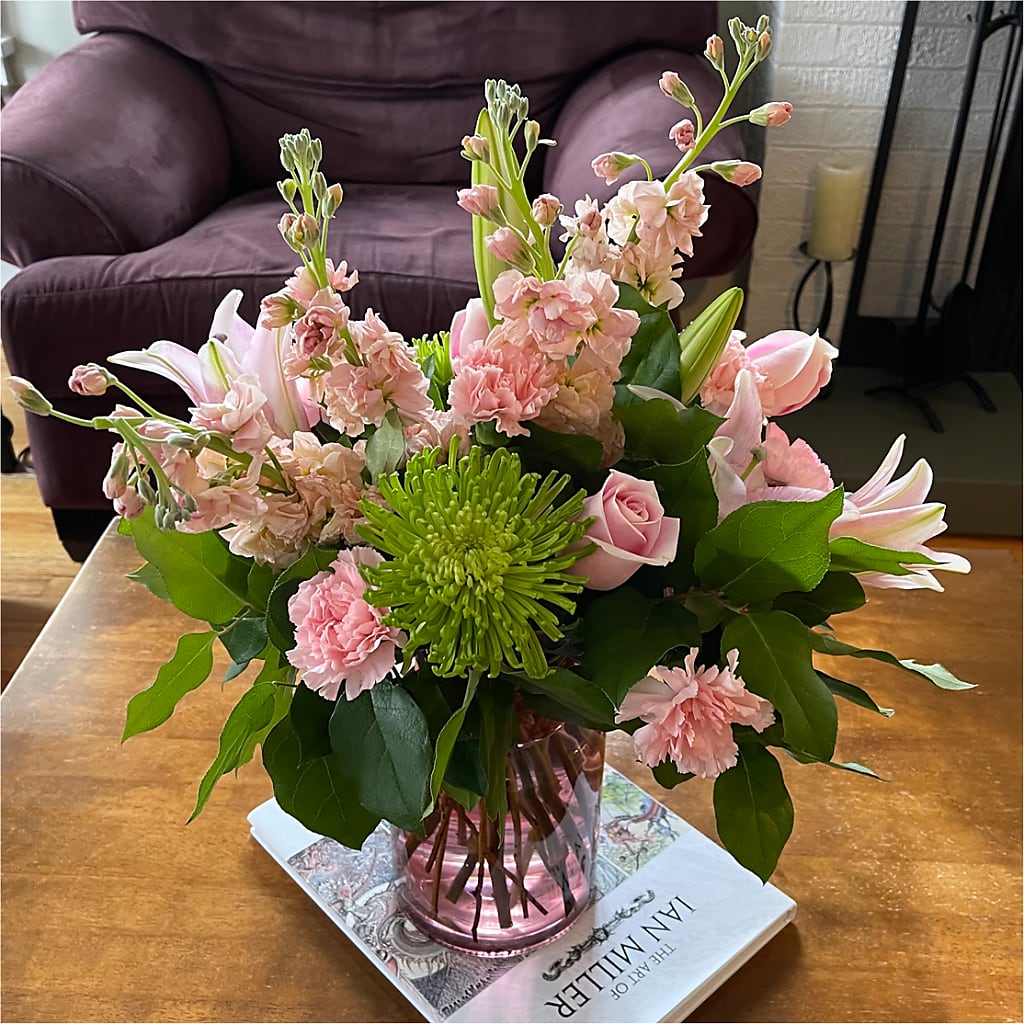 Pretty in Pink Bouquet –  North Shore Florist, North Vancouver BC