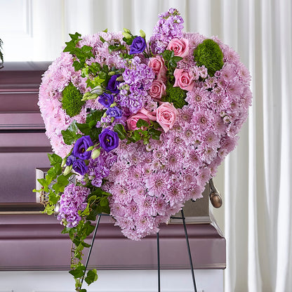 Treasured Love Standing Heart –  North Shore Florist, North Vancouver BC