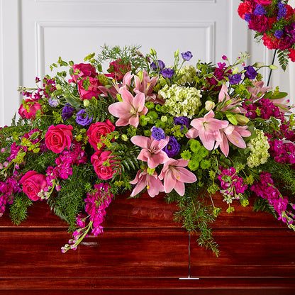 Radiant Tribute Casket Spray –  North Shore Florist, North Vancouver BC