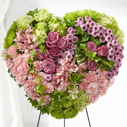 Heartwarming Standing Heart –  North Shore Florist, North Vancouver BC