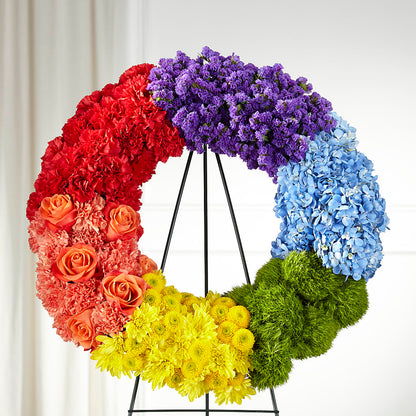 Circle of Love Wreath –  North Shore Florist, North Vancouver BC