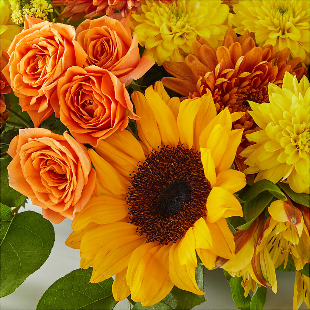 Autumn Harmony Centerpiece –  North Shore Florist, North Vancouver BC