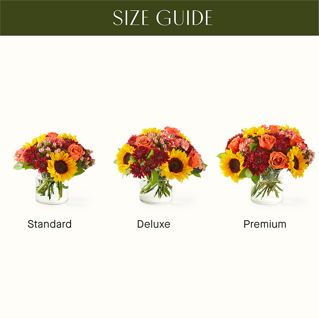September Sunset Bouquet –  North Shore Florist, North Vancouver BC