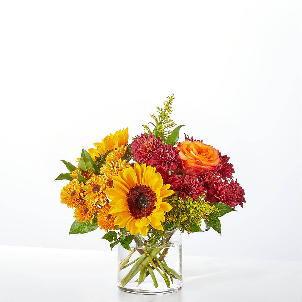 Flannel Scarf Bouquet –  North Shore Florist, North Vancouver BC