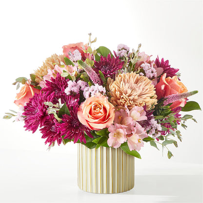 Berry Cobbler Bouquet with Ivory Vase –  North Shore Florist, North Vancouver BC