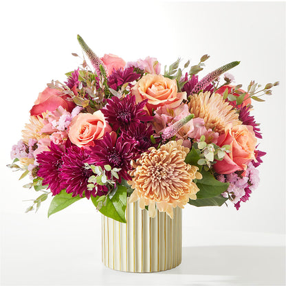 Berry Cobbler Bouquet with Ivory Vase –  North Shore Florist, North Vancouver BC