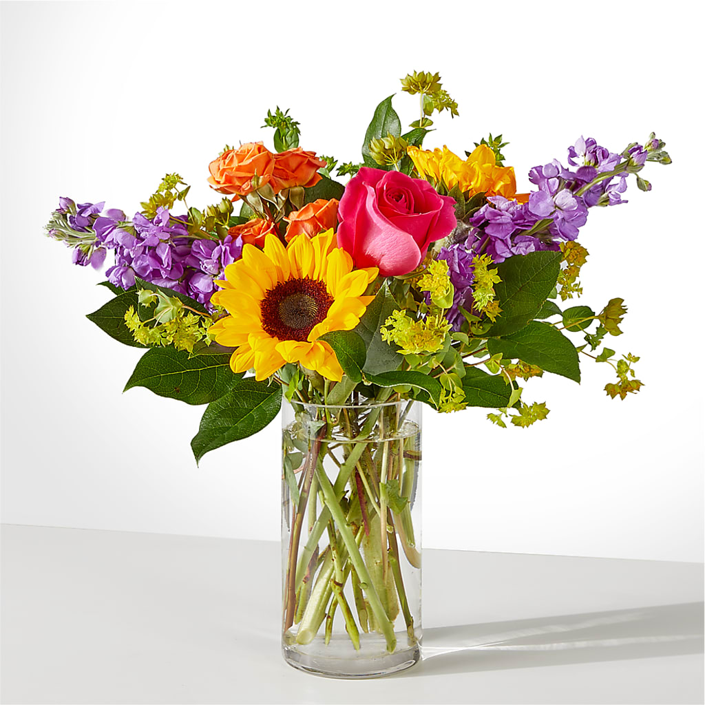 Vibrant Greetings Bouquet –  North Shore Florist, North Vancouver BC