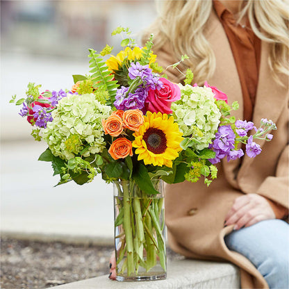 Vibrant Greetings Bouquet –  North Shore Florist, North Vancouver BC