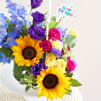 Star of the Day Floral Cake –  North Shore Florist, North Vancouver BC