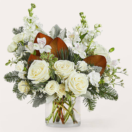 Fresh Snowfall Bouquet –  North Shore Florist, North Vancouver BC