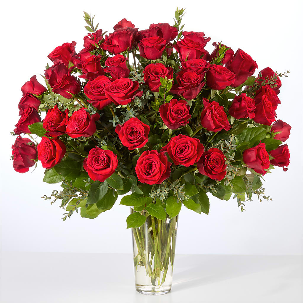 Forever Yours Fifty Stem Red Rose Bouquet –  North Shore Florist, North Vancouver BC