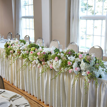 State of Joy Head Table Arrangement –  North Shore Florist, North Vancouver BC