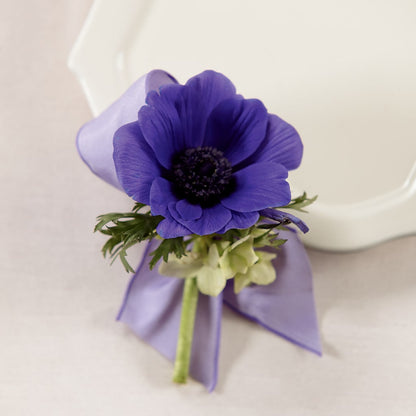 Purple Passion Boutonniere –  North Shore Florist, North Vancouver BC