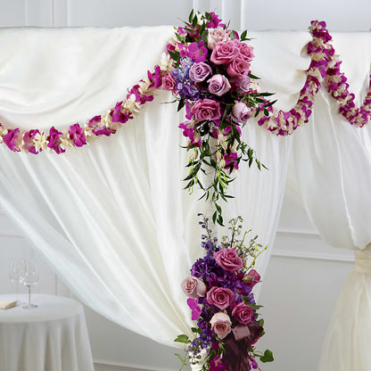 Color & Light Chuppah Decor –  North Shore Florist, North Vancouver BC