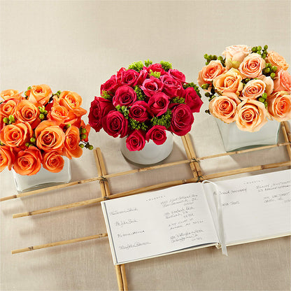 Dawn Rose Centerpiece –  North Shore Florist, North Vancouver BC