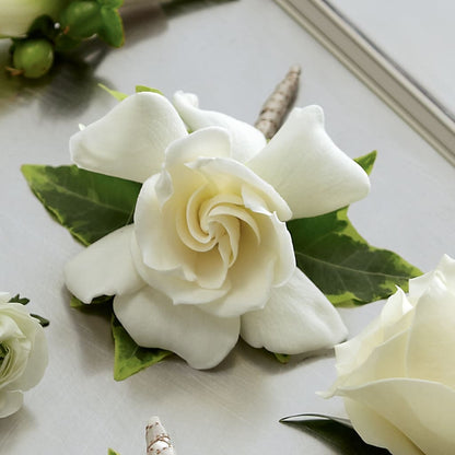 Gardenia Boutonniere –  North Shore Florist, North Vancouver BC